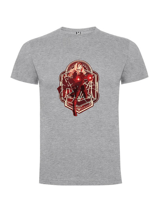 Scarlet Witch Reimagined T-shirt Gray Cotton