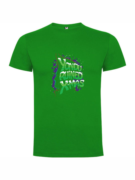 Fiasco T-shirt Green Cotton