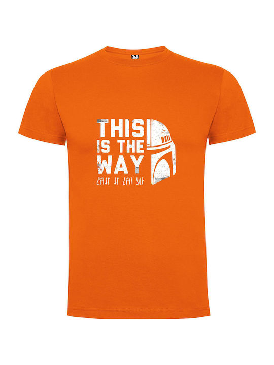 Imperial Force: This Way T-shirt Orange Cotton