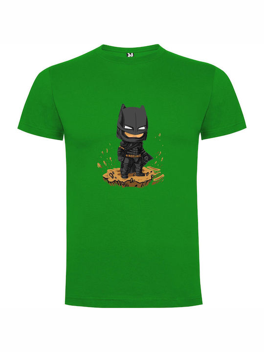 Gothic Batman Evolution T-shirt Batman Πράσινο Βαμβακερό