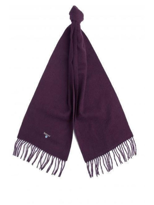 Barbour Lambswool Men's Scarf Burgundy