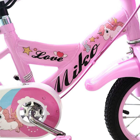 Miko 14" Παιδικό Ποδήλατo BMX Ροζ