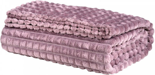 Das Home 1358 Decke Fleece Übergröße 220x240cm Dusty Lila