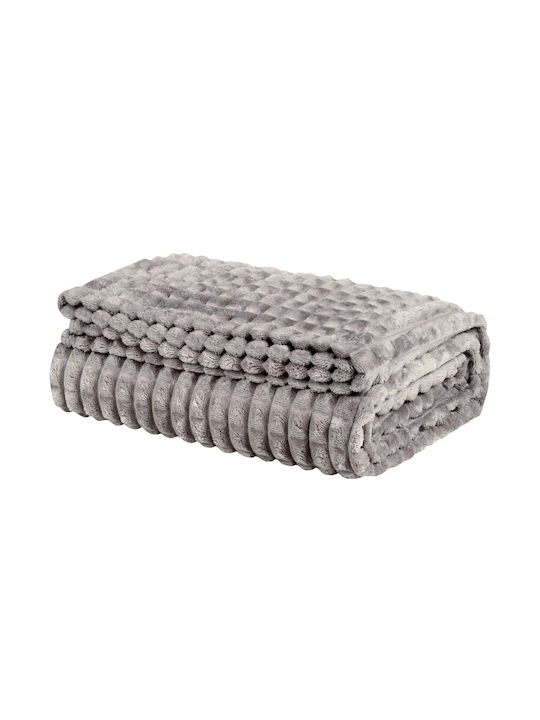 Das Home 1359 Blanket Fleece Single 160x220cm. Grey