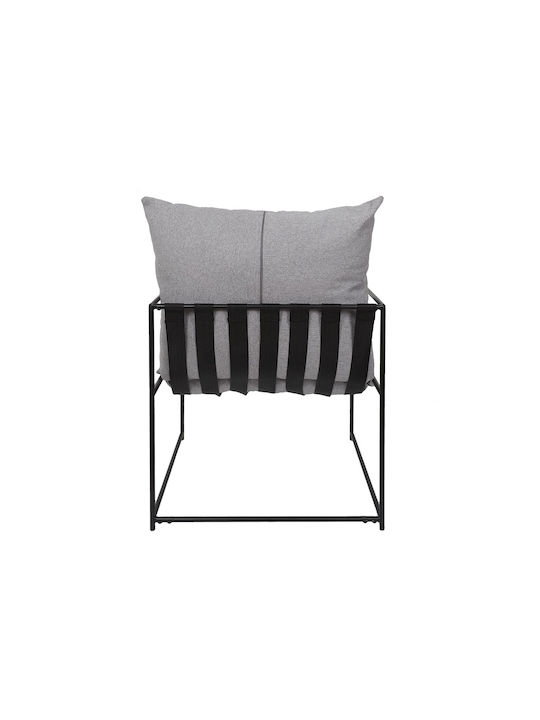 Πολυθρόνα Μαύρη 61x62.5x61cm