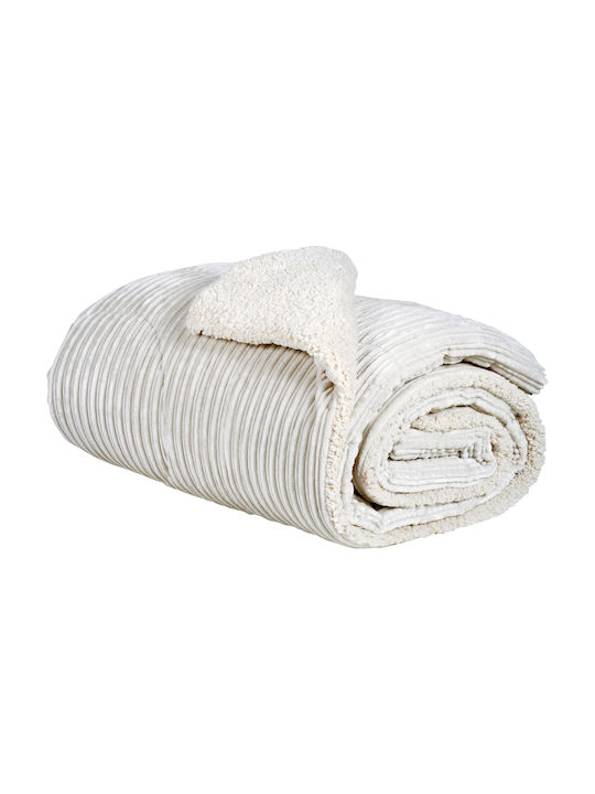 Das Home Bettbezug mit Hollowfiber-Füllung Einzelbett 160x220cm 1178 Dusty Ivory 750 GSMGsm 12 togs Togs