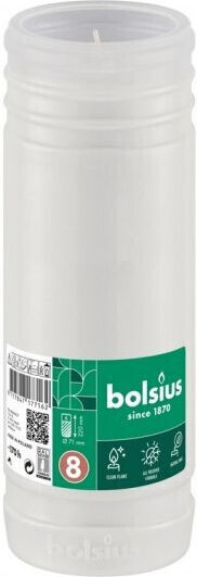 Bolsius Λευκό 12τμχ Bolsius Λευκό 12τμχ