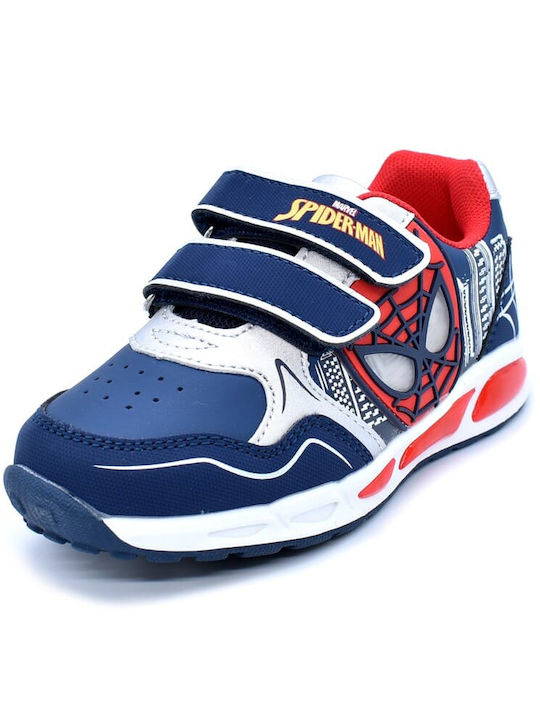 Disney Kids Sneakers with Scratch & Lights Navy Blue