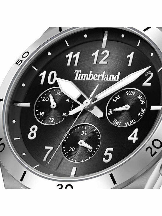 Timberland Ashmont Men's Watch 44mm Battery with Silver Metal Bracelet