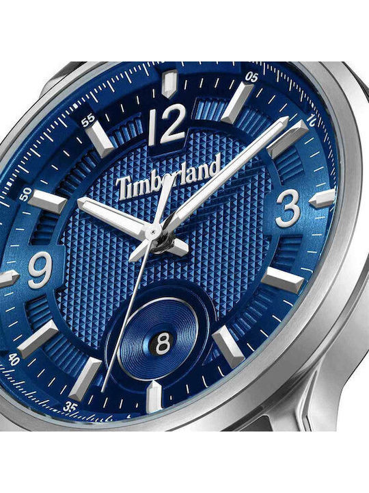 Timberland Driscoll Ανδρικό Ρολόι 46mm Μπαταρίας με Καφέ Δερμάτινο Λουράκι