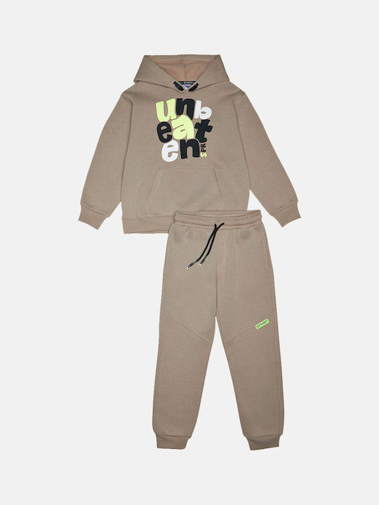 Sprint Kids Sweatpants Set Sandybrown