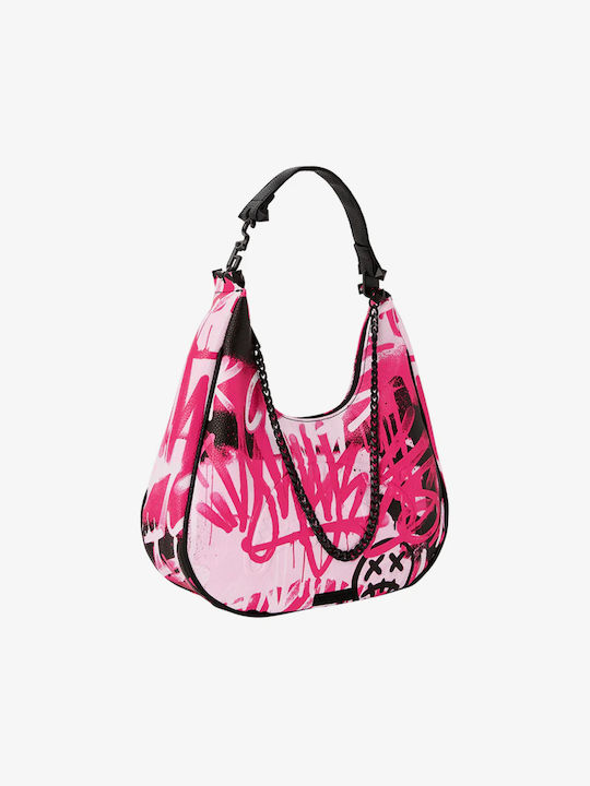 Sprayground Leather Women's Bag Shoulder Multicolour