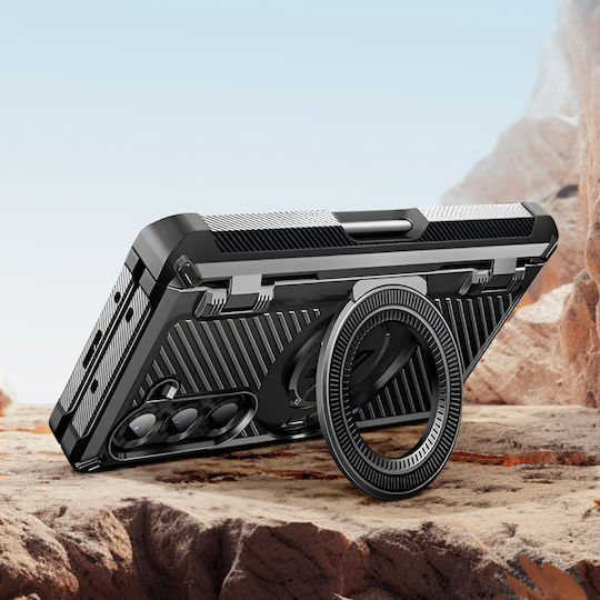 Supcase Magsafe Case Samsung Galaxy Z Fold 6 Anti-shock Crutch Support Black
