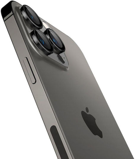 Ring Style Προστασία Κάμερας Tempered Glass Μαύρο για το iPhone 12 Pro Max