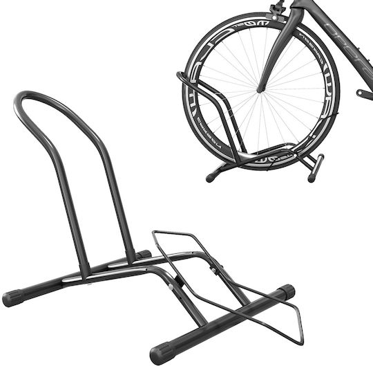Sportnow Bicycle Stand for Tires < 8.5 cm Steel 59x41x38 cm Black Aa0-097v00bk