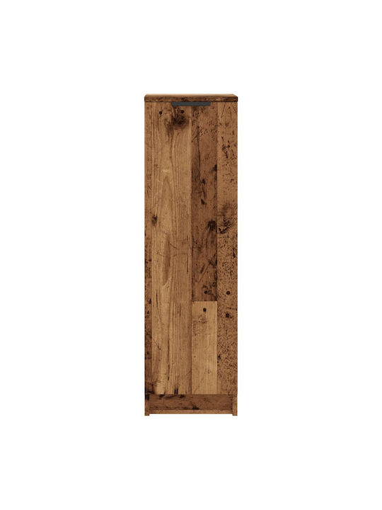 Wooden Shoe Organizer Brown 29.5x35x100.5cm