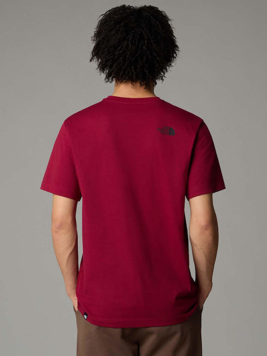 The North Face Herren T-Shirt Kurzarm Lila