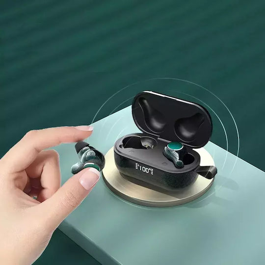 Nubi T8 In-Ear Bluetooth-Freisprecheinrichtung Kopfhörer mit Schweißresistenz und Ladeetui Grün