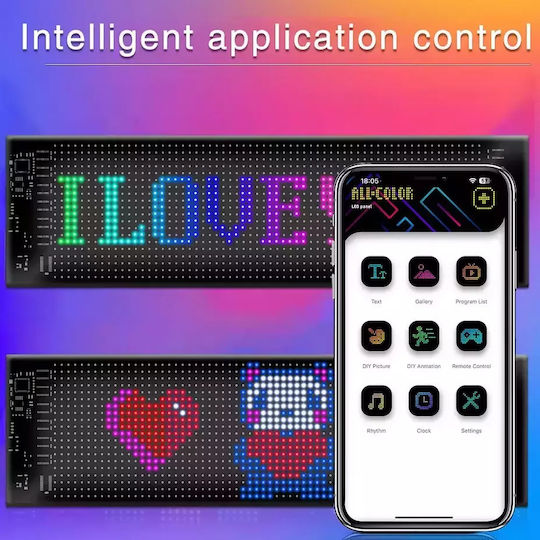 LED Car Sign RGB