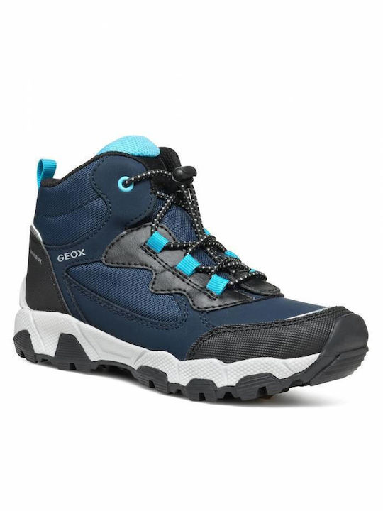 Geox Kinder-Sneaker Hoch J Magnetar Anatomisch Blau