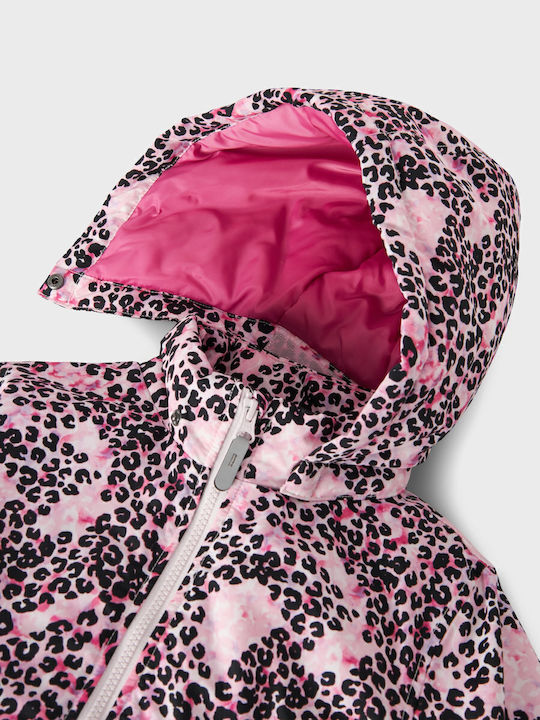 Kinder Freizeitjacke mit Kapuze Lila