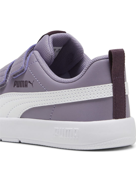 Courtflex V3 V PS Παιδικά Sneakers με Σκρατς Μωβ