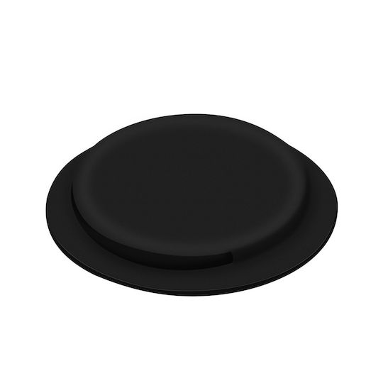 Калъф Apple Airtag Силиконово Залепващо Гръбче Ултра-лепкаво Черно