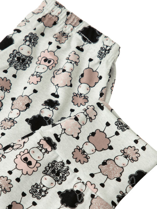 Minerva Pijama pentru copii De iarnă Powder Sheeps