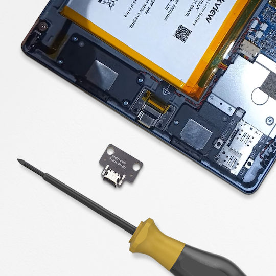 Conector de încărcare Clappio Blackview Tab 15 Negru