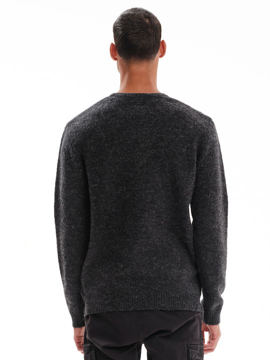 Langarm-Pullover Schwarz