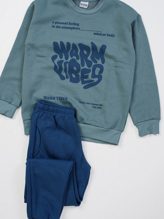 Trax Kids Sweatpants Set Mint