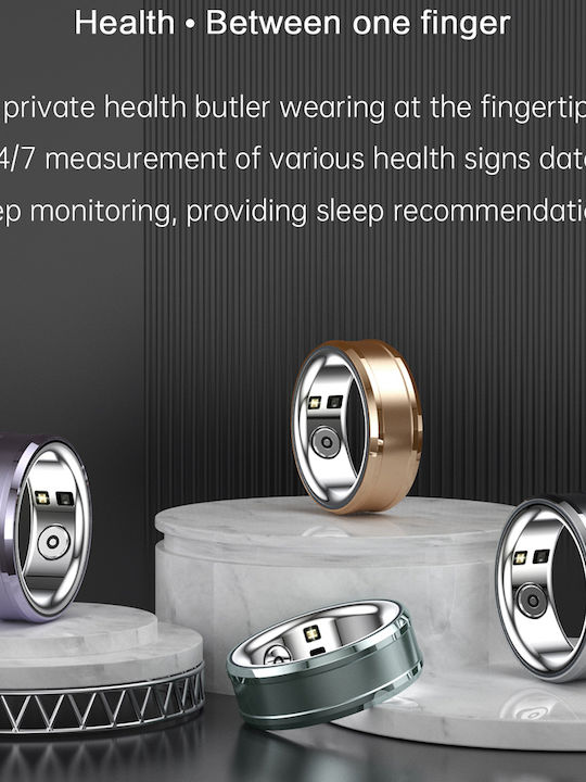 Techsuit Smart Ring R3 Size 20.6mm 20.6mm Cyan