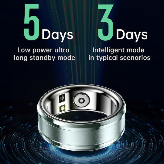 Techsuit R3 Smart Ring 20.6mm with Heart Rate Monitor Gold