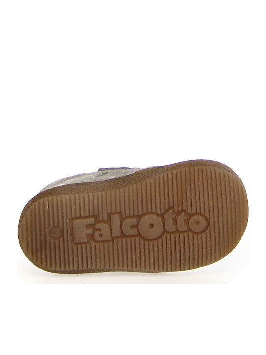 Ghete Copii din Suede cu Velcro Maro