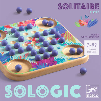 Djeco Board Game Solitaire for 2-4 Players 7+ Years Old