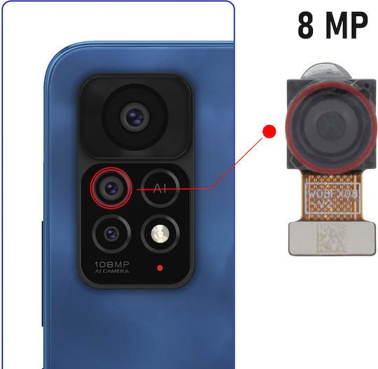 Clappio Ultra Wide-angle Camera Xiaomi Redmi Note 11 Pro Poco X4 Pro Black