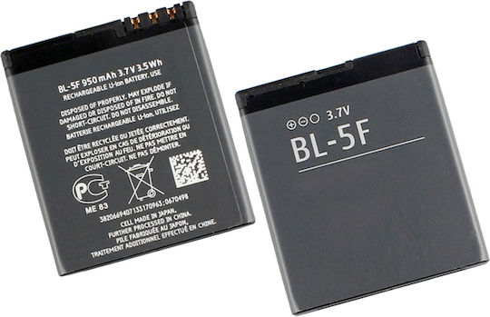 Battery Nokia 6210/nokia E65 Nokia N95 Nokia N96 Bl-5f Replacement Battery