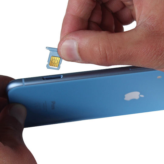 Apple iPhone XR Nano SIM Card Tray Replacement Adapter Blue