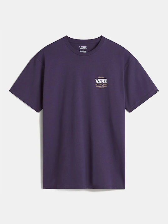 Vans Mn Holder St Ανδρικό T-shirt Κοντομάνικο Purple