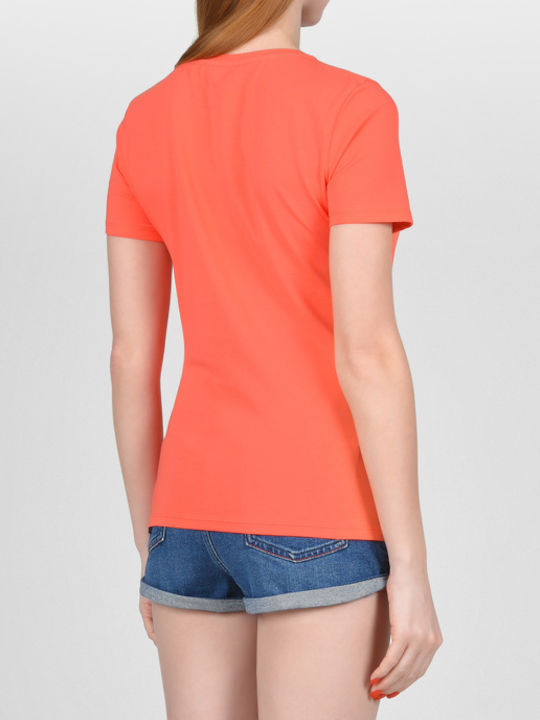 Emporio Armani Damen T-shirt Orange