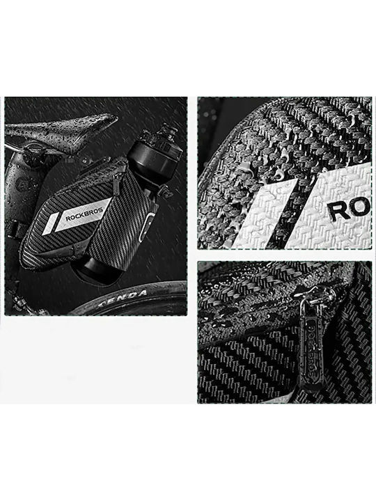 Rockbros Double Bicycle Saddle Bag 1.5L Black