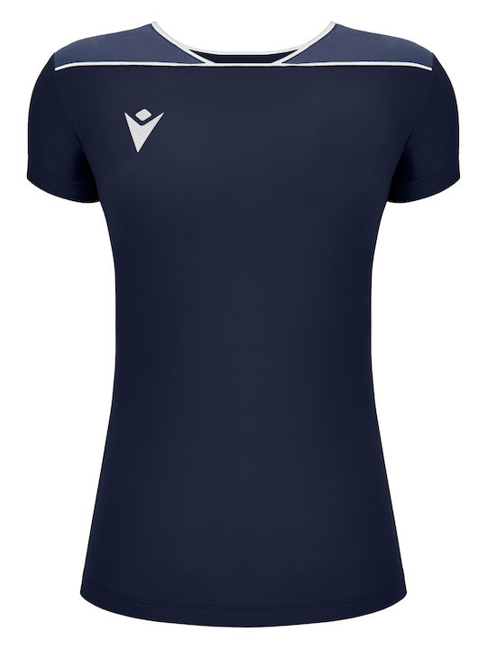Γυναικεία Αθλητική Μπλούζα με V Λαιμόκοψη Navy, Light Navy, White