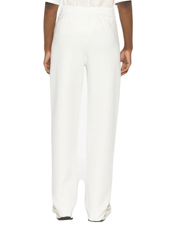 Emporio Armani Women's Fabric Trousers White