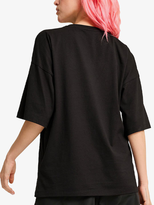 Puma Women Dare To Γυναικείο Oversized T-shirt Puma Black