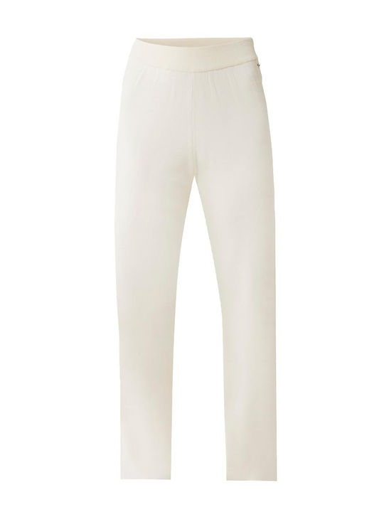 Mexx Women's Fabric Trousers Cream