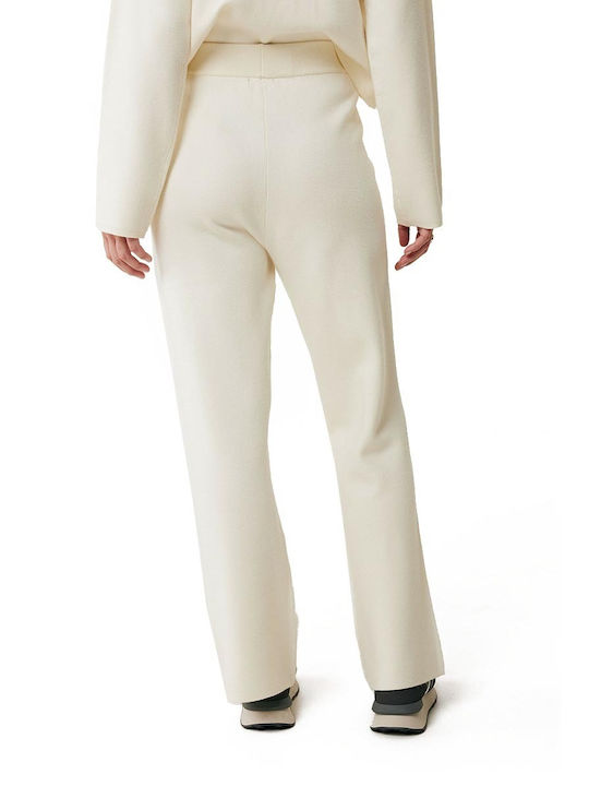 Women's Fabric Trousers Cream