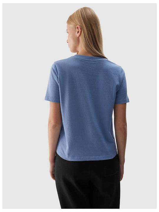 4F Damen T-shirt Blau