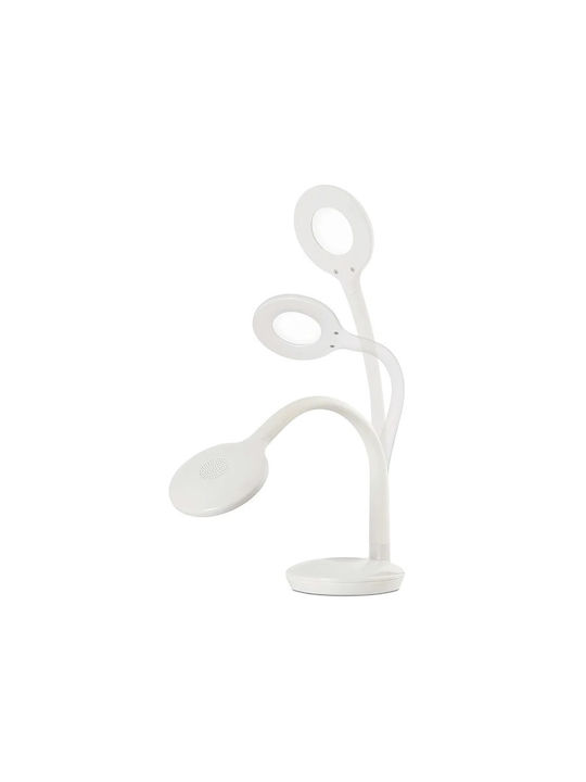 Veger LED Office Lamp with Flexible Arm in White Color