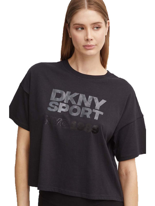 DKNY Damen T-shirt Schwarz