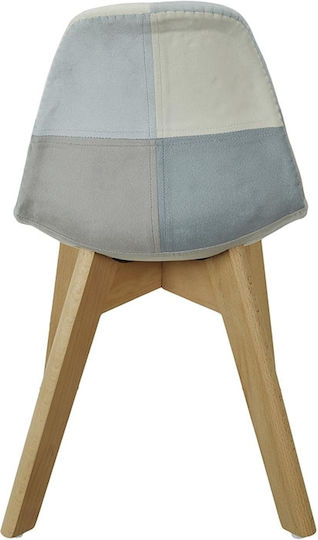 Chair Leonie Multicolored 35x29.5x58cm